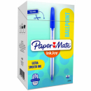 Papermate inkjoy 100 ballpoint medium 1.0mm blue box 60