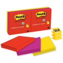 Post-it pop-up notes 76x76mm assorted jaipur pack 6