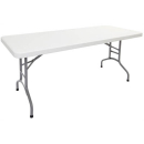 Rapidline folding table poly 1800 x 750mm off white