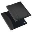 Rexel soft touch smooth display book 24 pocket black