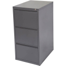 Initiative filing cabinet 3 drawer 464 x 620 x 1020mm graphite ripple