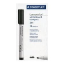 Staedtler lumocolor whiteboard compact marker bullet point 1.2mm black