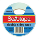 Sellotape 960602 double sided tape 12mm x 33m roll