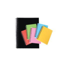 Spirax hard cover notebook A5 200 page black