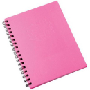 Spirax book hard notebook A4 200 pages pink