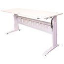 Rapid span electric height adjustable desk 1200 x 700mm white