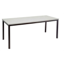 Rapidline steel frame table 1200 x 600mm grey