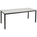 Rapidline steel frame table 1500 x 750mm grey