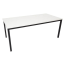 Rapidline steel frame table 1500 x 750mm white
