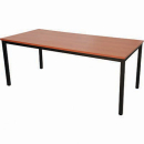 Rapidline steel frame table 1800 x 750mm cherry