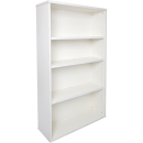 Rapid vibe bookcase 3 shelf 900 x 315 x 1200mm white