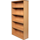 Rapid vibe bookcase 4 shelf 900 x 315 x 1800mm beech