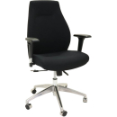Rapidline swift operator chair high back fabric upholstery black