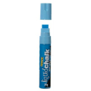 Texta jumbo liquid chalk markers wet wipe chisel 15mm blue