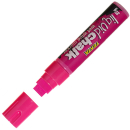 Texta jumbo liquid chalk markers wet wipe chisel 15mm pink