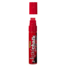 Texta jumbo liquid chalk markers wet wipe chisel 15mm red