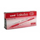 Uniball pen lakubo broad 1.4mm red