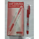 Uniball pen lakubo fine 0.7mm red