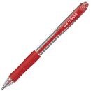 Uni-ball laknock retractable ballpoint pen fine 0.7mm red