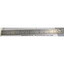Ruler stainless dual 30cm 12"