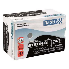Rapid 73/10 super strong high performance staples box 5000 #R73/10
