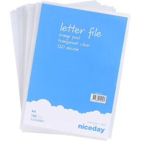 Niceday letter file clear pack 100 #ND33504801
