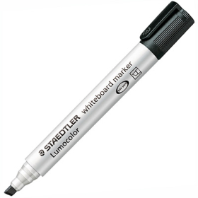 Staedtler lumocolor whiteboard marker chisel point 2-5mm black #S351BB