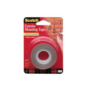 3M scotch super strength exterior mounting tape 25.4mm x 1.51m #3MS411