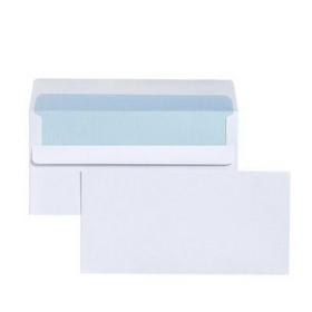 Cumberland DLX plain envelopes self seal secretive 120 x 235mm box 500 #605213