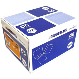 Cumberland C5 pocket envelopes strip seal 229x162 85gsm gold box 500 #606322