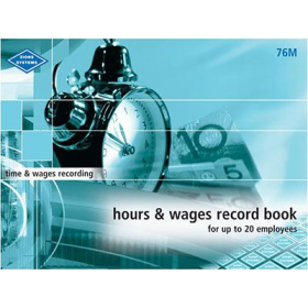 Zions #76 hour / wage book medium #76M