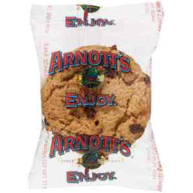 Arnotts choc chip and butter nut snap portion control biscuits carton 150 #A068769
