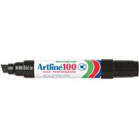 Artline 100 jumbo permanent marker chisel 12.0mm black #A100B