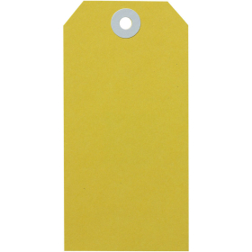 Avery 15140 shipping tag size '5' 60 x 120mm yellow box 1000 #A15140