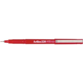 Artline 220 fineliner superfine 0.2mm red #A220R