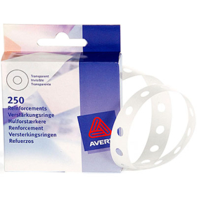 Avery 934242 reinforcement rings vinyl clear pack 250 #A43-410