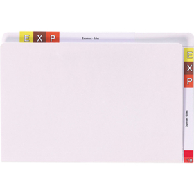 Avery lateral twin tab file super heavy weight foolscap white box 100 #A46555