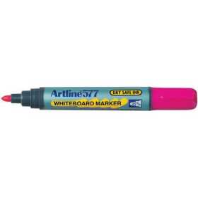 Artline 577 drysafe whiteboard marker bullet 3mm pink #A577P