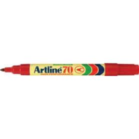 Artline 70 permanent marker fine bullet 1.5mm red #A70R