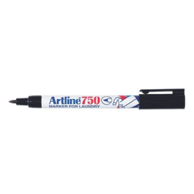 Artline 750 permanent marker laundry bullet 0.7mm black #A750