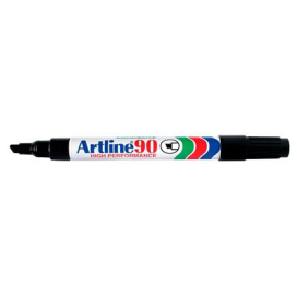 Artline 90 permanent marker chisel 2-5mm black #A90B