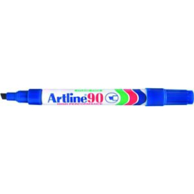 Artline 90 permanent marker chisel 2-5mm blue #A90BL