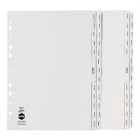 Marbig divider manilla A4 legal A-Z white #M39000