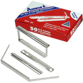 Arnos F202 no.3 paper fastener complete box 50 #AF3