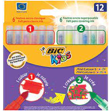 Bic kids colour and create set pack 12 #BCC12