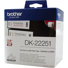 Brother dk-22251 continuous length label 62mm x 15.24m #BDK22251