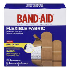 Band Aid fabric strips box 50 #BF50