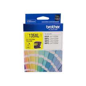 Brother lc-135xly inkjet cartridge high yield yellow #BLC135XLY