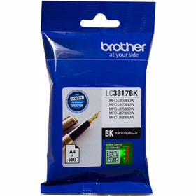 Brother lc3317bk ink cartridge 550 pages black #BLC3317BK