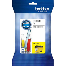 Brother lc-3339xl inkjet cartridge high yield yellow #BLC3339XLY